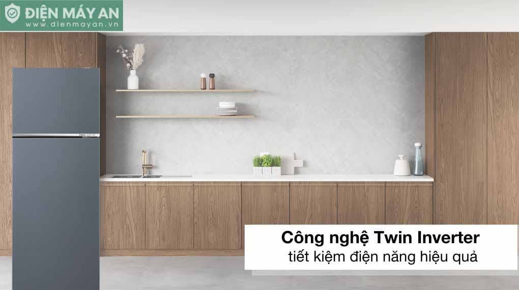 Tủ lạnh Aqua Inverter 358 lít AQR-T410FA(SL)